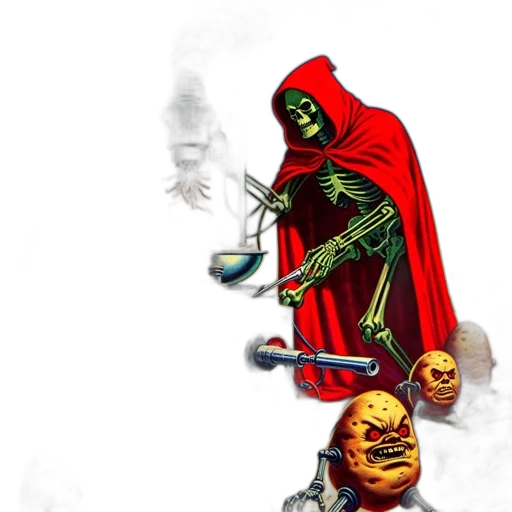 staff, mask, weapon, concept art transparent PNG cut-out