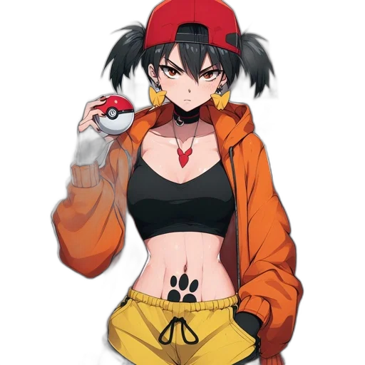 jacket, hat, animal, weapon transparent PNG cut-out