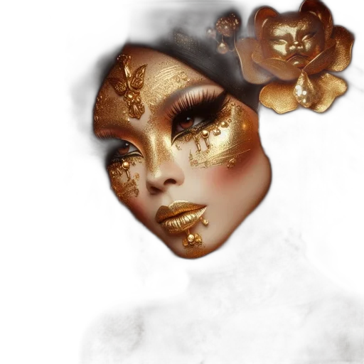 mask, crown, face, jewelry transparent PNG cut-out