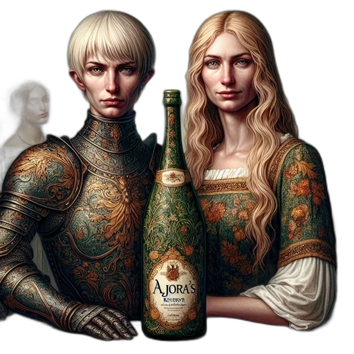 bottle, fantasy art, concept art, photorealistic transparent PNG cut-out