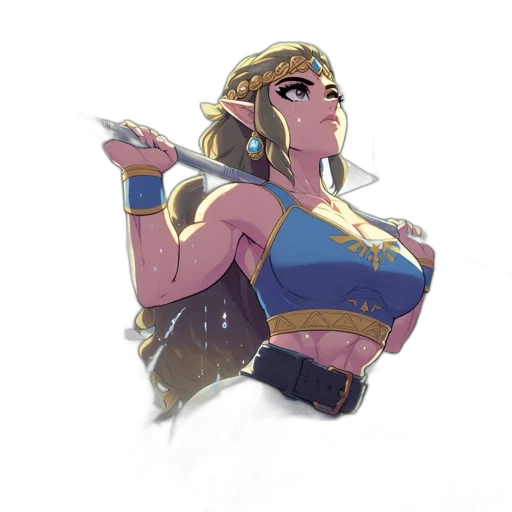 staff, weapon, crown, sword transparent PNG cut-out