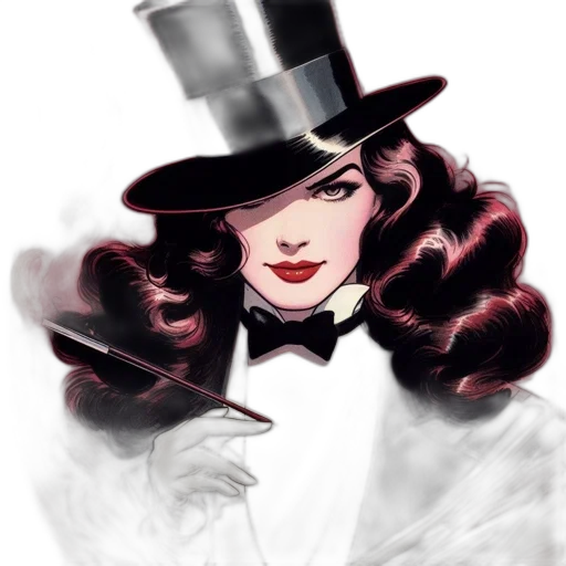 hat, comic book art, concept art, cartoon transparent PNG cut-out