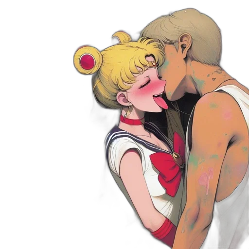 watercolor, anime, comic book art, concept art transparent PNG cut-out