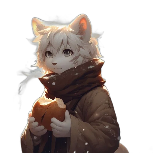 staff, mask, animal, jacket transparent PNG cut-out