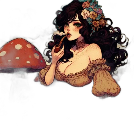dress, crown, hat, flower transparent PNG cut-out