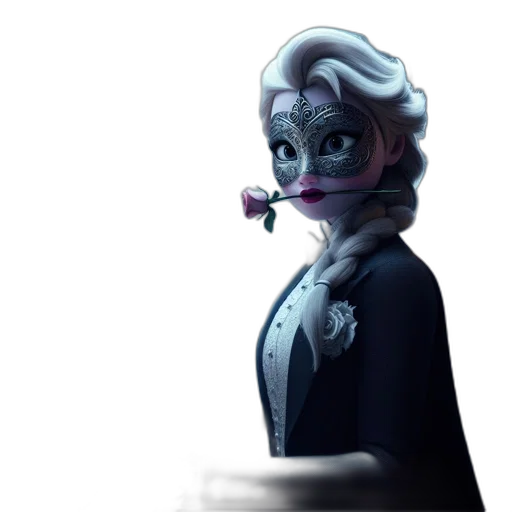 mask, face, staff, crown transparent PNG cut-out