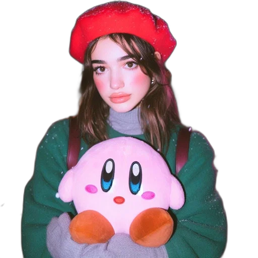 hat, jacket, face, creature transparent PNG cut-out