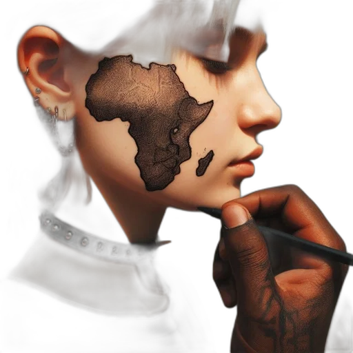 face, mask, photorealistic, concept art transparent PNG cut-out