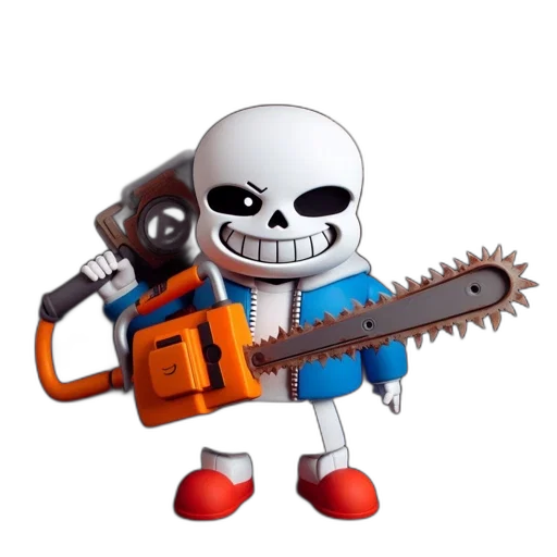 weapon, robot, staff, 3d render transparent PNG cut-out