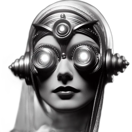 robot, mask, face, jewelry transparent PNG cut-out