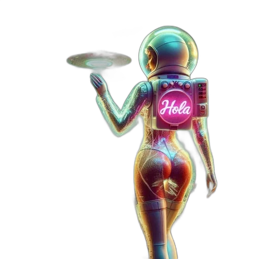 robot, dress, staff, jewelry transparent PNG cut-out