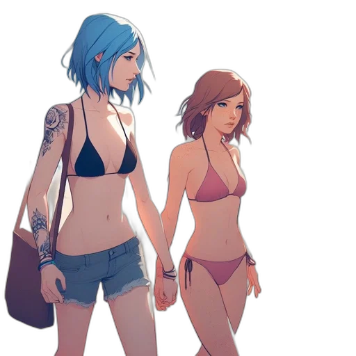 concept art, anime, comic book art, pixel art transparent PNG cut-out