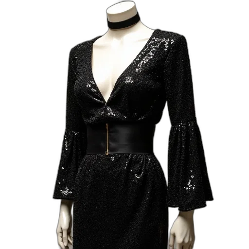 dress, dark, mannequin, dressed transparent PNG cut-out