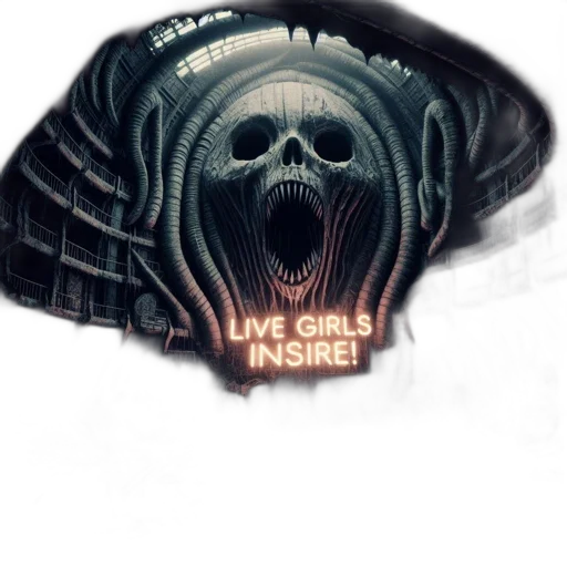 mask, jacket, creature, concept art transparent PNG cut-out