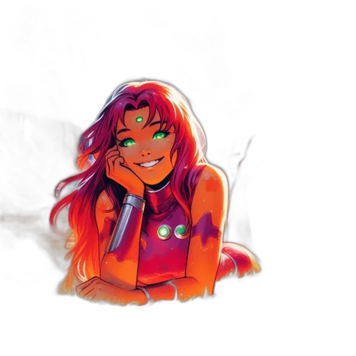 comic book art, concept art, watercolor, cartoon transparent PNG cut-out