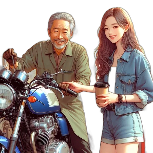 jacket, photorealistic, oil painting, comic book art transparent PNG cut-out