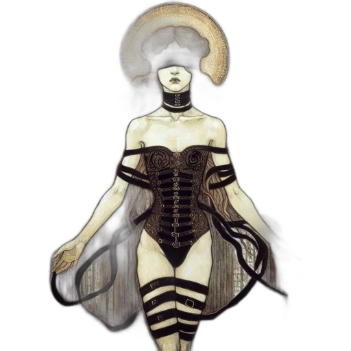 dress, mask, creature, hat transparent PNG cut-out