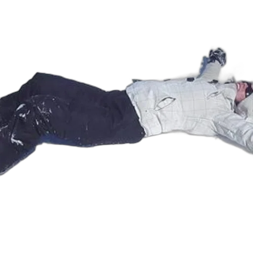 jacket, creature, staff, mask transparent PNG cut-out