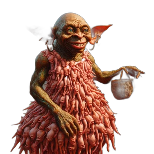 creature, food, animal, dress transparent PNG cut-out