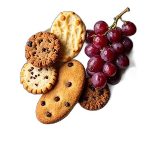 food, photorealistic, 3d render, white transparent PNG cut-out