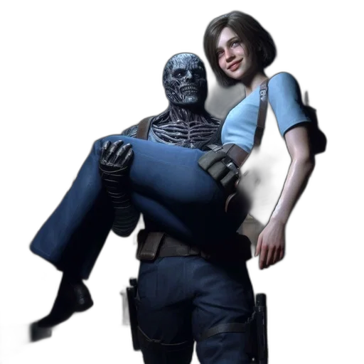 robot, weapon, jacket, staff transparent PNG cut-out