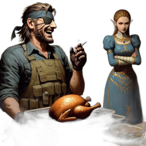 food, concept art, fantasy art, photorealistic transparent PNG cut-out