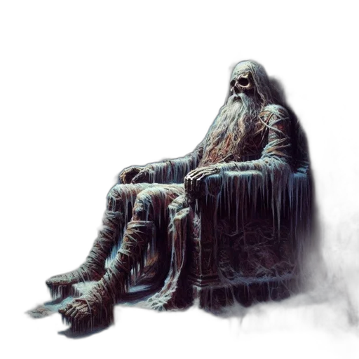 creature, hair, face, concept art transparent PNG cut-out