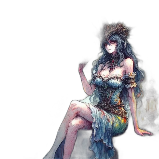 dress, dragon, jewelry, crown transparent PNG cut-out