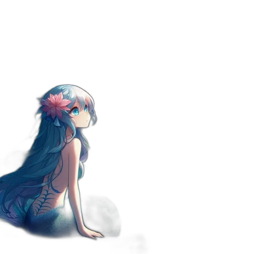 dress, flower, crown, robot transparent PNG cut-out