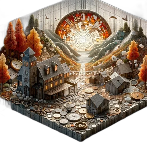 concept art, fantasy art, pixel art, 3d render transparent PNG cut-out
