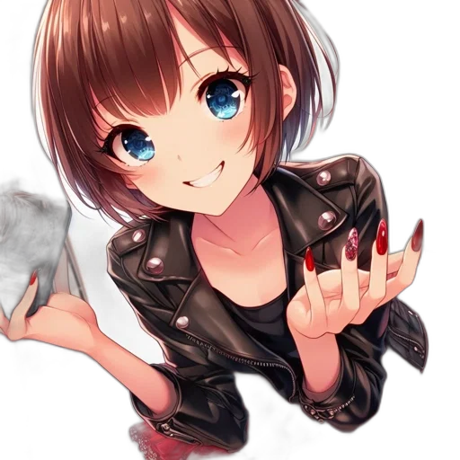 jacket, weapon, staff, face transparent PNG cut-out