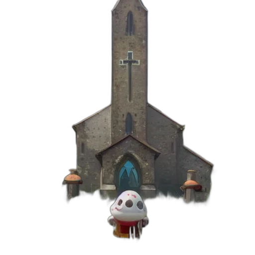 building, weapon, robot, creature transparent PNG cut-out