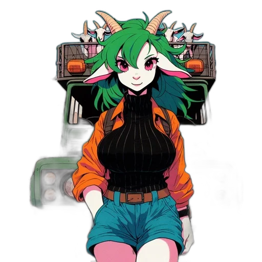 robot, jacket, weapon, staff transparent PNG cut-out