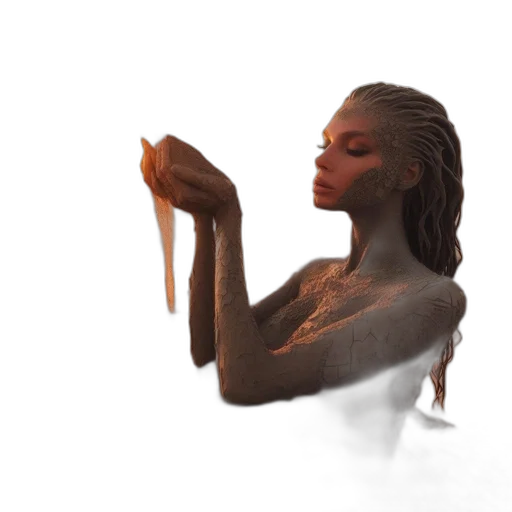 creature, jewelry, hair, mask transparent PNG cut-out