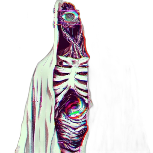 creature, dress, mask, robot transparent PNG cut-out