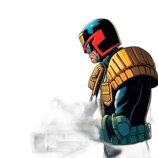 robot, concept art, comic book art, pixel art transparent PNG cut-out