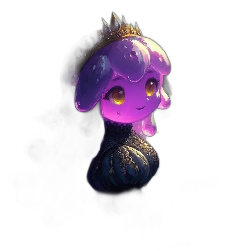 mask, crown, staff, creature transparent PNG cut-out