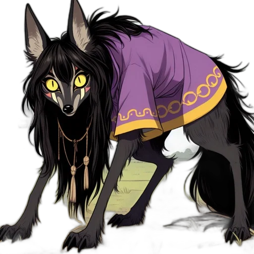 animal, creature, staff, jacket transparent PNG cut-out