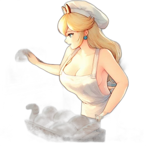 staff, hat, dress, dragon transparent PNG cut-out