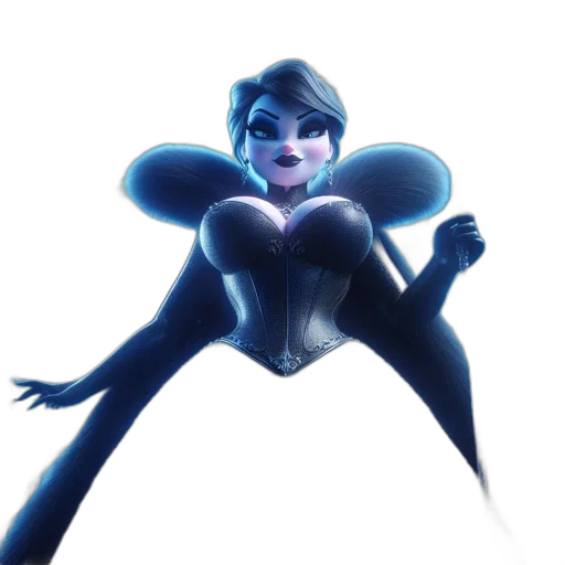 robot, creature, staff, dress transparent PNG cut-out