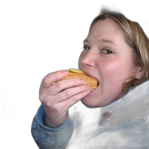food, creature, face, jacket transparent PNG cut-out