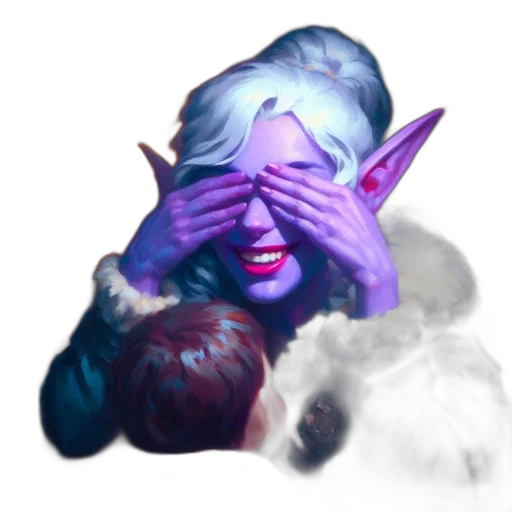 mask, face, creature, staff transparent PNG cut-out
