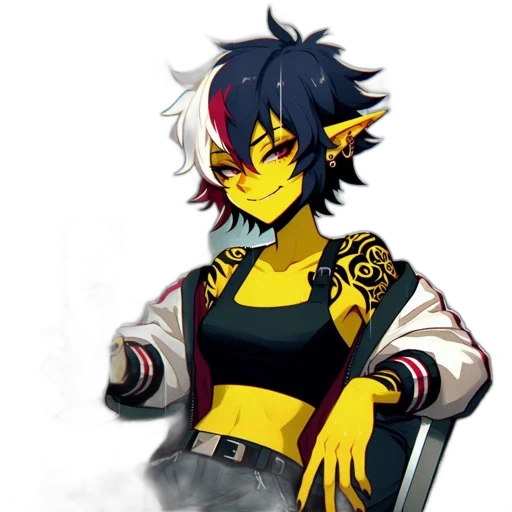 jacket, staff, concept art, pixel art transparent PNG cut-out