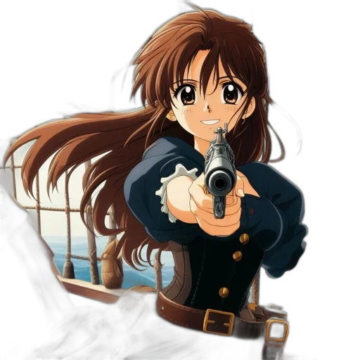 weapon, jacket, staff, animal transparent PNG cut-out