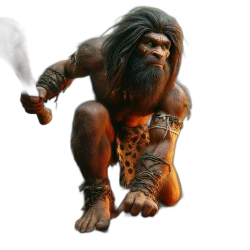 creature, animal, staff, concept art transparent PNG cut-out