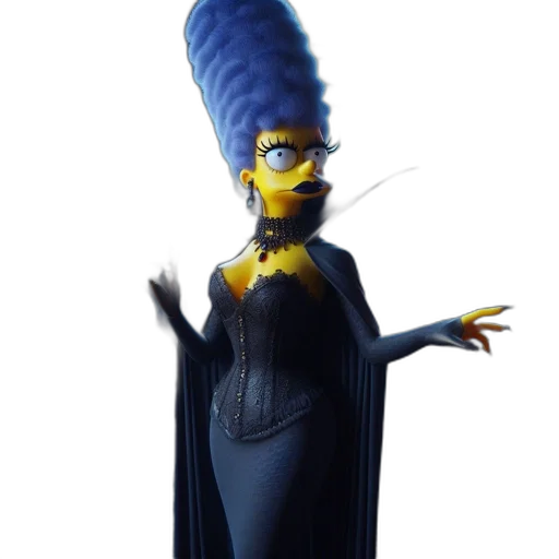 dress, staff, hat, crown transparent PNG cut-out