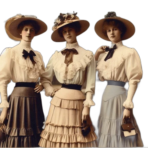 hat, dress, staff, jewelry transparent PNG cut-out