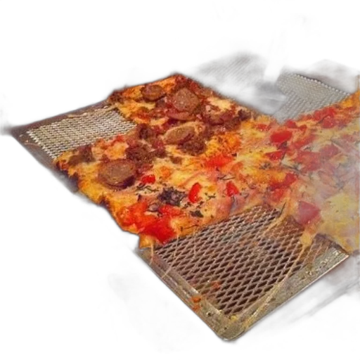 food, 3d render, photorealistic, fire transparent PNG cut-out