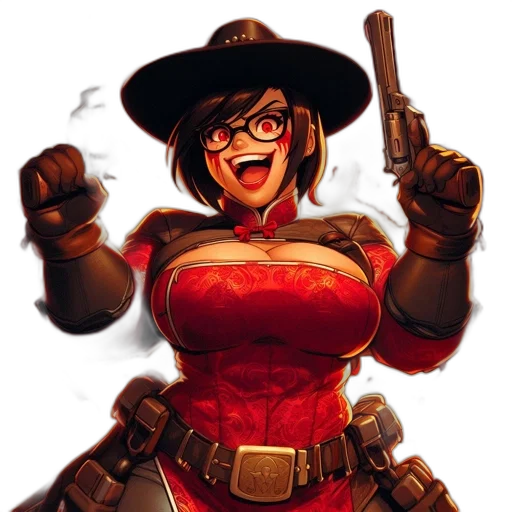 weapon, staff, hat, comic book art transparent PNG cut-out