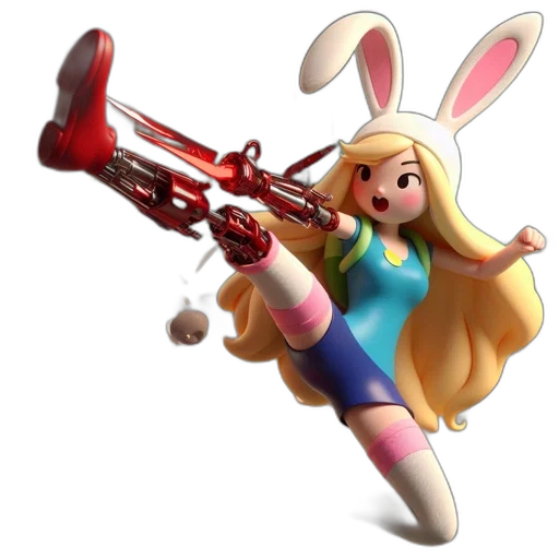 weapon, staff, concept art, 3d render transparent PNG cut-out